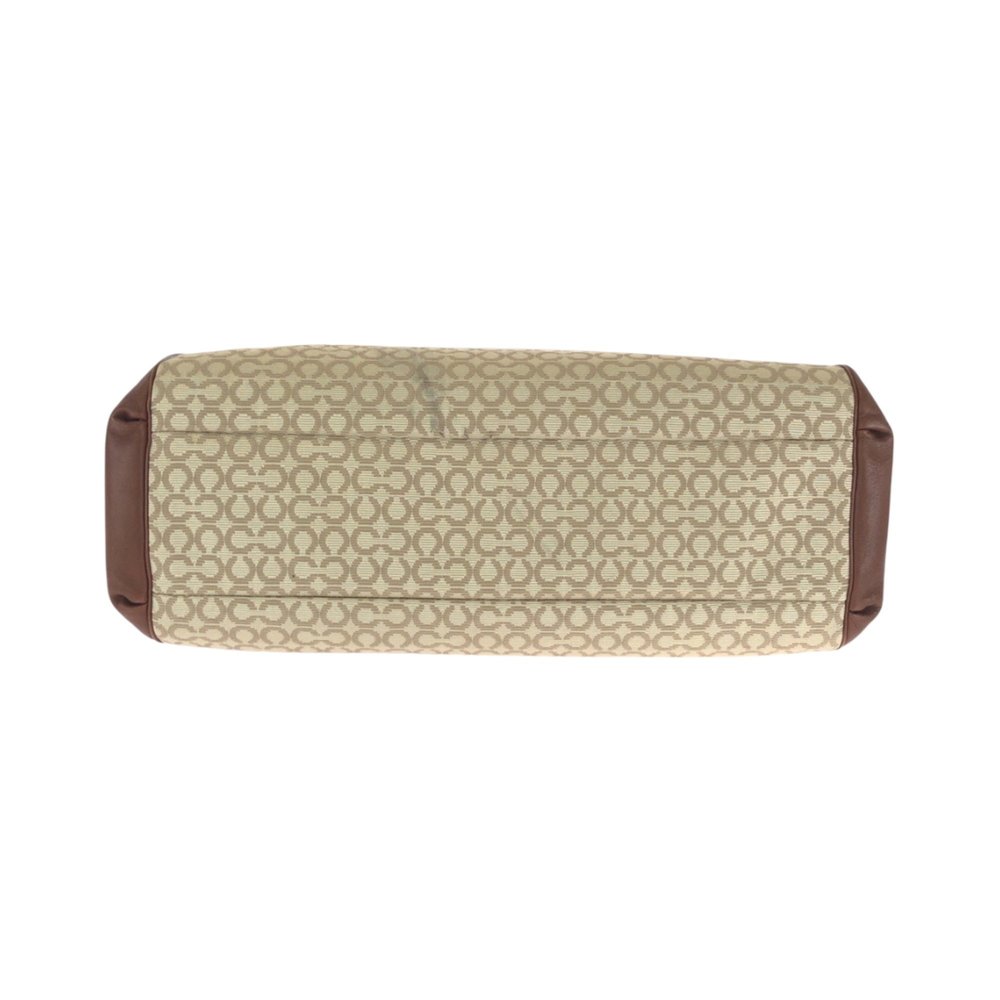 COACH Madison Op Art Brown Beige Gold Hardware Canvas Handbag Shoulder Bag for - Picture 10 of 10